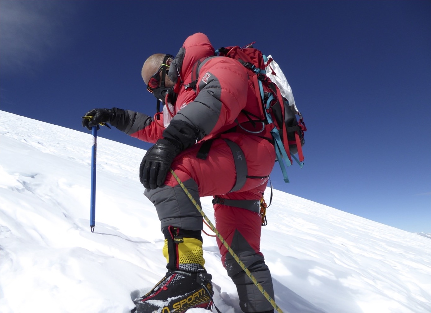 200 meters from summit
